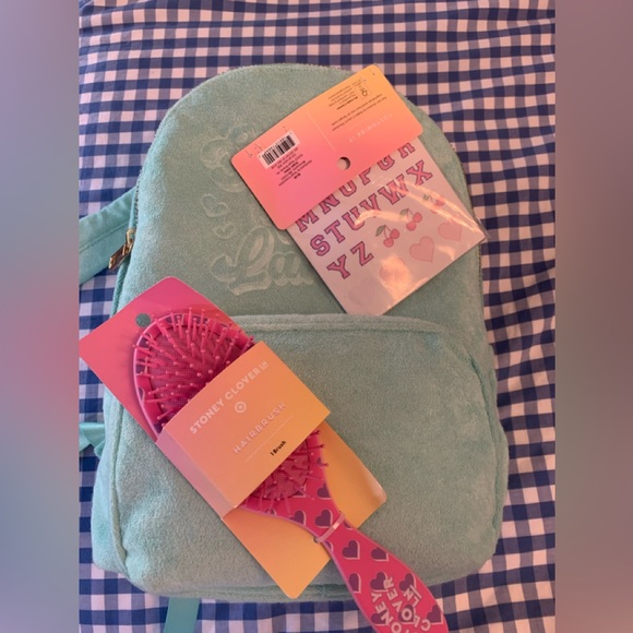 STONEY CLOVER LANE BACKPACK & BRUSH/ STICKERS - Picture 1 of 16